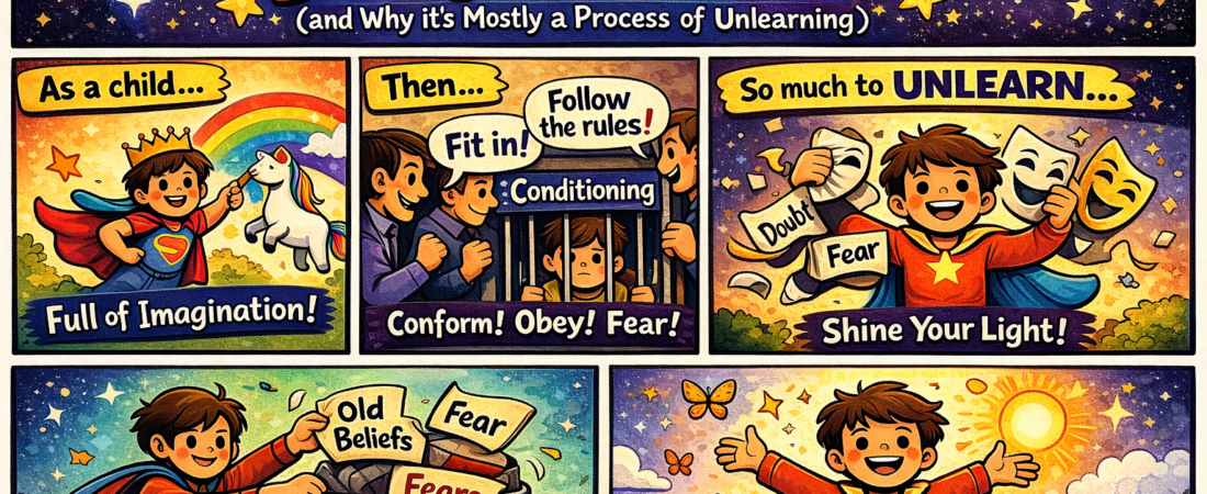 The Magic of Being Yourself (and Why it’s Mostly a Process of Unlearning) ✨😄